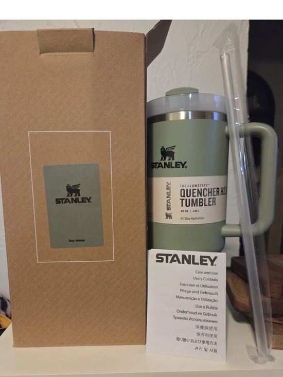 Stanley Other - Stanley Light Green Quencher Tumbler with Handle and Straw